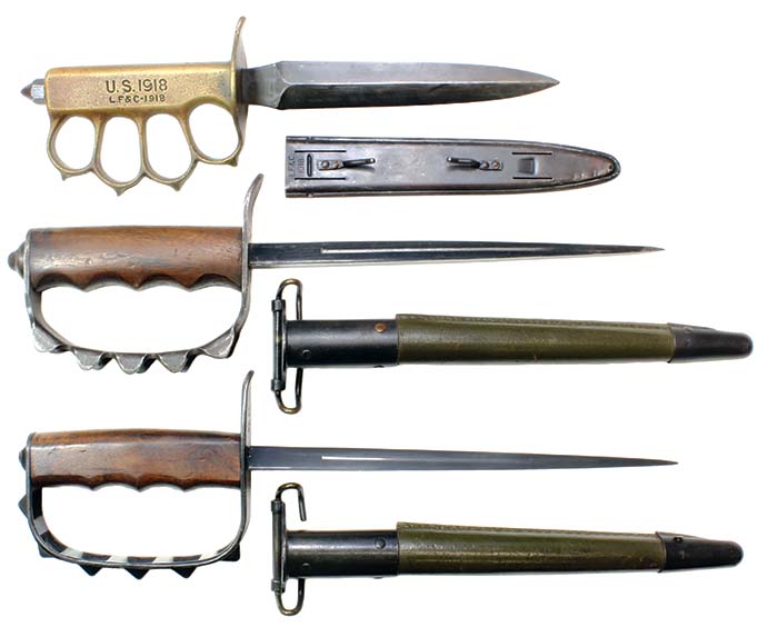 Combat Commander Trench Knife - Brass Knuckle