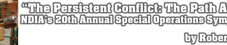 NDIA’S 20TH ANNUAL SPECIAL OPERATIONS SYMPOSIUM