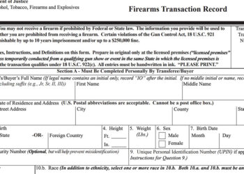 Abhorrent Behaviors and ATF Form 4473